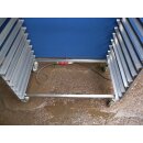 Frosterwagen / Transportwagen Edelstahl 20 x 58/98 cm...