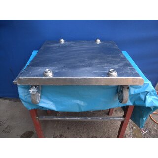 Rollwagen / Rollgestell Edelstahl ca. 65 x 64 x 20 cm (B x T x H)