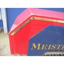 Leuchtkasten Leuchtwerbung Werbeschild rot blau gelb gold ca. 120 x 50 x 38 cm (BxTxH)