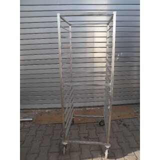 Blechwagen / Transportwagen 14 x 53/66 cm (GN 2/1) Edelstahl