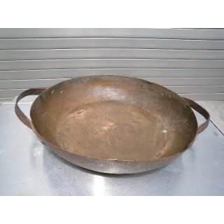 Kupferpfanne mit konischem Boden Ø ca. 50 cm