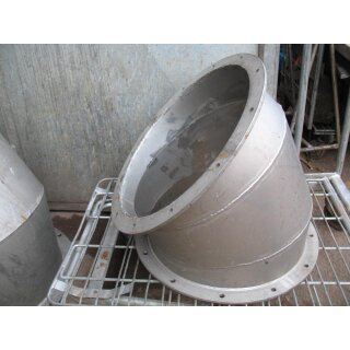 Edelstahlrohr / Edelstahlbogen Ø 45 cm für Lüftung etc