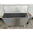 FRISCH SPRITZMATIC Blechputzmaschine / Tauchbad Edelstahl auf Rollen 230 V