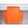 3 x Kunststofftablett orange GN 1/1, 530 x 370 mm