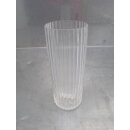 Vase / Blumenvase Glas zylindrisch Ø  9 cm; H: 24 cm
