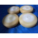 4 x Rollen aus weißem Kunststoff Ø 100 mm