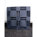 Palette ca. 110 x 110 cm Kunststoff schwarz Tragkraft: 1000 kg