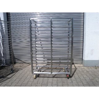 Frosterwagen / Blechwagen 16 x 58/122 cm Edelstahl