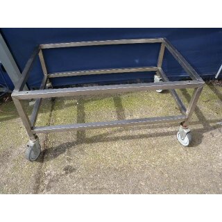 Untergestell / Rollwagen Edelstahl ca. 100 x 65 x 50 cm (B x T x H)