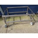 Untergestell / Rollwagen Edelstahl ca. 100 x 65 x 50 cm...