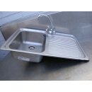 BLANCO Einbauspüle Edelstahl Becken links ca. 78 x 51 x 21 cm