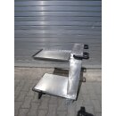 Tablettstapler Edelstahl auf Rollen für Tabletts GN 1/1