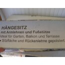 Hängesitz / Hängesessel mit Armlehnen und...