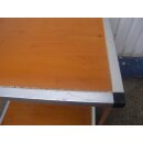 Gestelltisch Aluminium 2 Etagen ca. 75 x 55 x 82 cm (B x...