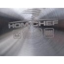 HOMICHEF Kochtopf mit Deckel Edelstahl Ø ca. 49...