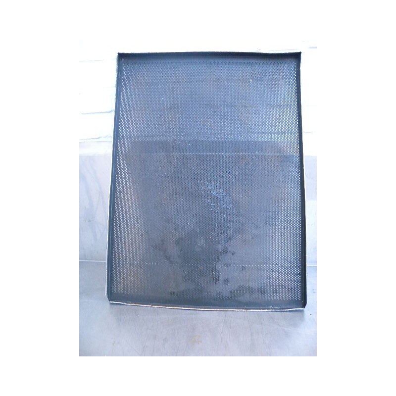 Aluminium Lochblech 58/58 cm 3Rand Teflonbeschichtung Aluminium Lochblech 58/58 cm 3Rand Teflonbeschichtung
