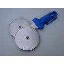 GI-METAL Doppelpizzaschneider / Doppelmesser Edelstahl...
