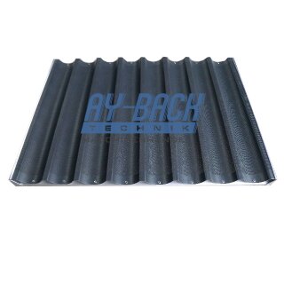 Baguetteblech 8er quer  Lochblech 600 x 800 mm Aluminium Teflon beschichtet  NEU