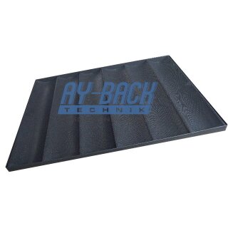 6er quer Baguette Lochblech 780 x 580 mm Aluminium Teflon beschichtet NEU