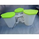 3 x Messbecher mit Deckel 2000 ccm und 2Liter Skalen