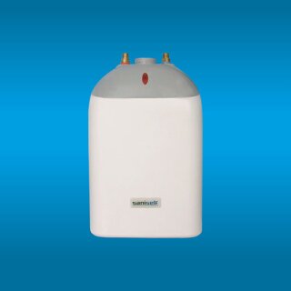 SANISELF US-5 Warmwasserspeicher mit 2 Zulaufschläuchen aus Edelstahl