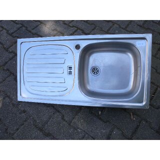 Spüleinsatz Becken rechts ca. 85 x 43 cm Edelstahl
