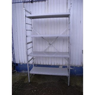 HUPFER Aluregal ca. 100 x 40 x 180 cm 4 Böden