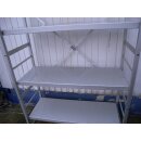 HUPFER Aluregal ca. 100 x 40 x 180 cm 4 Böden