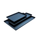 SCHNEIDER  Thekenblech / Auslagetablett / Ausstelltablett 400 x 300 x 20 mm Kunststoff schwarz NEU