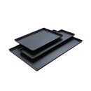 SCHNEIDER  Thekenblech / Auslagetablett / Ausstelltablett 600 x 400 x 20 mm Kunststoff schwarz NEU