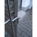 Tablettwagen Edelstahl 18 Auflagen für Tabletts ca. 59 x43 cm