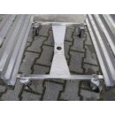 MIWE/WP Stikkenwagen / Ofenwagen Edelstahl 20 x 58/78 cm Längseinschub