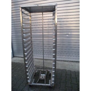 Stikkenwagen / Ofenwagen Edelstahl 16 x ca. 60 x 60 cm