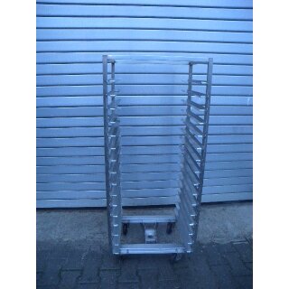MIWE / WP Stikkenwagen / Ofenwagen Edelstahl 16 x ca. 58 x 58 cm