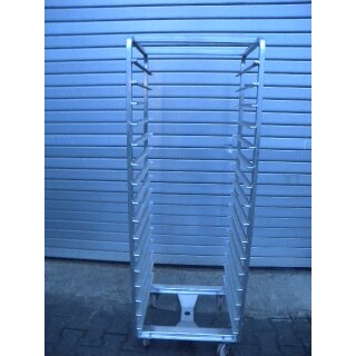 MIWE / WP Stikkenwagen / Ofenwagen Edelstahl 16 x ca. 58 x 58 cm
