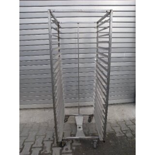 Stikkenwagen / Ofenwagen 20 x 60/80 cm Edelstahl Längseinschub