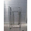 Transportwagen Edelstahl ca. 86 x 68 x 183 cm (B x T x H)