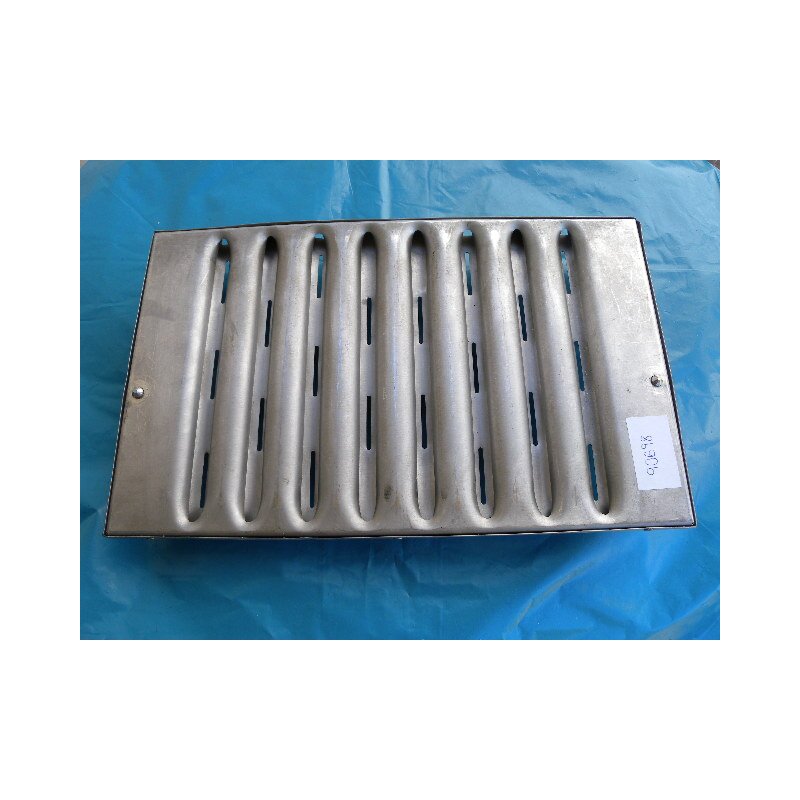 Edelstahl-Fettfilter Für Gewerbeküchen – 43x43x4,5 Cm, Güteklasse 430, Mit Gebogenen Lamellen