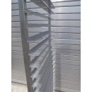 Frosterwagen / Transportwagen Edelstahl  24 x 58/78 cm Quereinschub