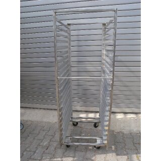 Stikkenwagen / Ofenwagen Edelstahl 21 x 58/78 cm
