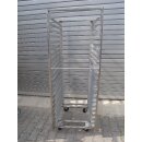 Stikkenwagen / Ofenwagen Edelstahl 21 x 58/78 cm