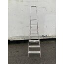 Trittleiter / Klapptreppe 7-stufig aus  Aluminium ca. 210 cm