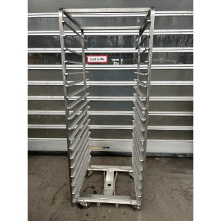 Stikkenwagen / Ofenwagen / Universalwagen Edelstahl 18 x 60/80 cm Längseinschub NEU